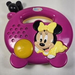 VTG Disney Minnie Mouse Baby/ Infant Activity Toy Plays Nursery Rhymes Workin